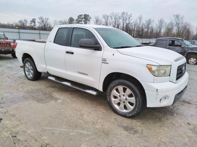 5TFRT54187X007391 - 2007 TOYOTA TUNDRA DOUBLE CAB SR5 WHITE photo 4