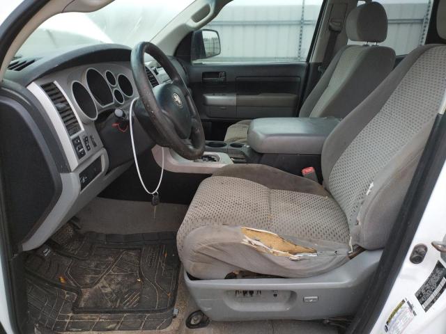 5TFRT54187X007391 - 2007 TOYOTA TUNDRA DOUBLE CAB SR5 WHITE photo 7