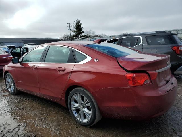 2G1115SL4F9122356 - 2015 CHEVROLET IMPALA LT RED photo 2