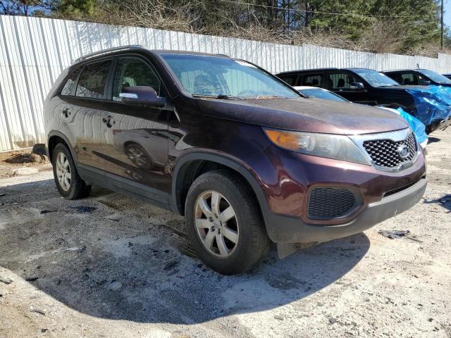 5XYKT4A26CG250705 - 2012 KIA SORENTO BASE MAROON photo 4