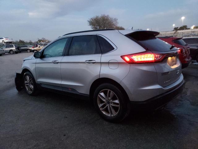 2FMTK3J90FBC29500 - 2015 FORD EDGE SEL SILVER photo 2