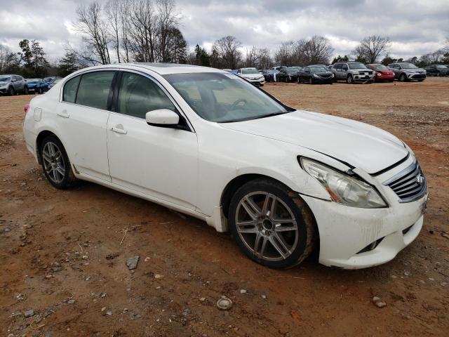 JN1CV6AP3BM510757 - 2011 INFINITI G37 BASE WHITE photo 4