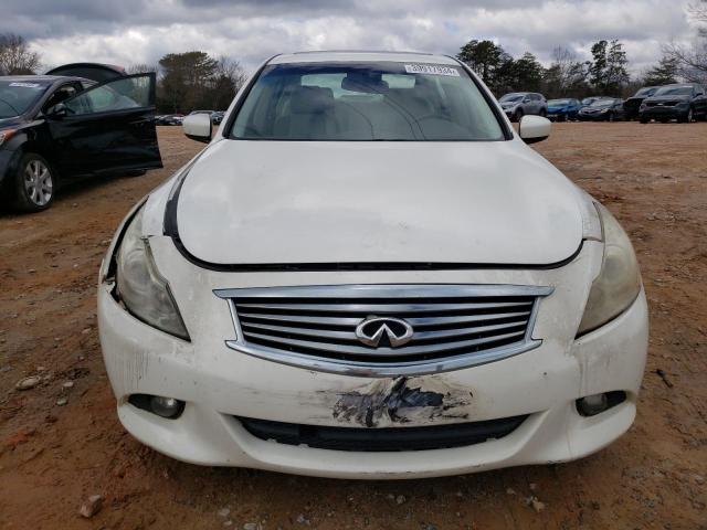 JN1CV6AP3BM510757 - 2011 INFINITI G37 BASE WHITE photo 5