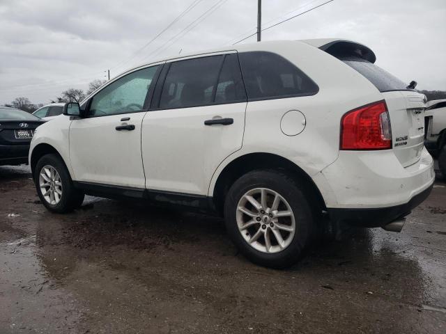 2FMDK3GC7DBE09609 - 2013 FORD EDGE SE WHITE photo 2