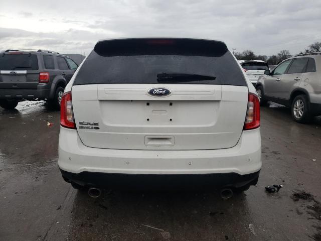 2FMDK3GC7DBE09609 - 2013 FORD EDGE SE WHITE photo 6