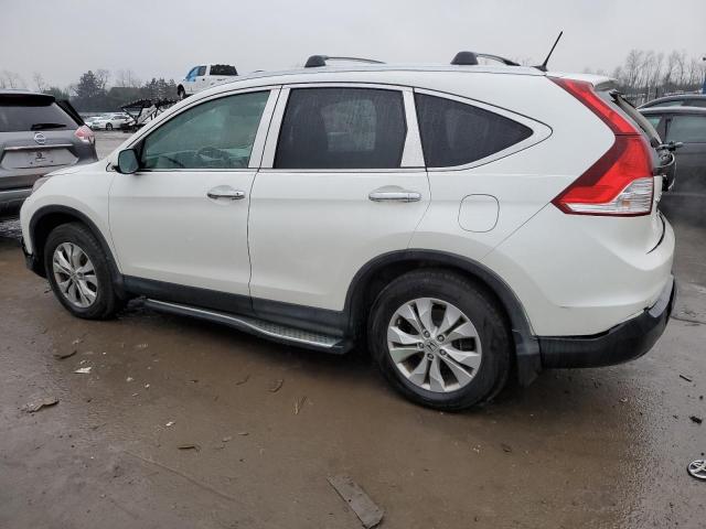 5J6RM4H78DL034979 - 2013 HONDA CR-V EXL WHITE photo 2