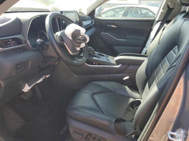 5TDGZRAH4NS091565 - 2022 TOYOTA HIGHLANDER XLE BLUE photo 7