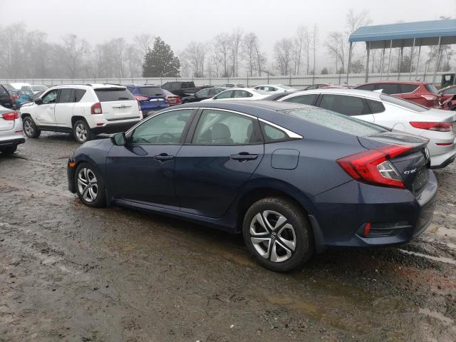 19XFC2F53JE014905 - 2018 HONDA CIVIC LX BLUE photo 2