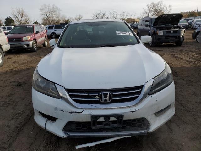 1HGCR2F81EA154697 - 2014 HONDA ACCORD EXL WHITE photo 5