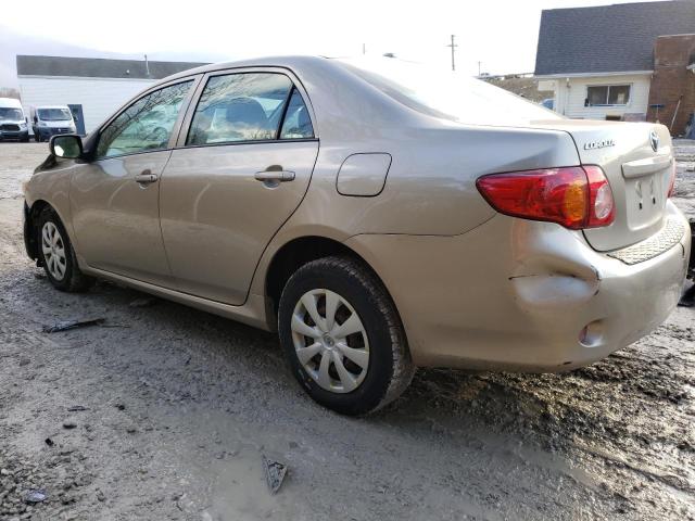 1NXBU40E59Z093146 - 2009 TOYOTA COROLLA BASE GOLD photo 2