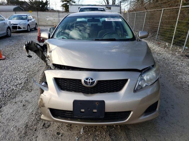 1NXBU40E59Z093146 - 2009 TOYOTA COROLLA BASE GOLD photo 5