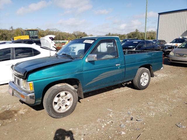 1N6SD11S9SC410622 - 1995 NISSAN TRUCK E/XE TURQUOISE photo 1