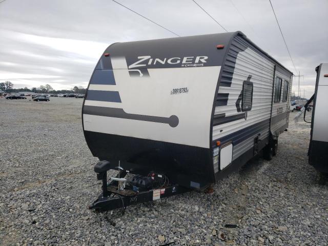 4YDT28026MS372909 - 2021 KEYSTONE ZINGER WHITE photo 2