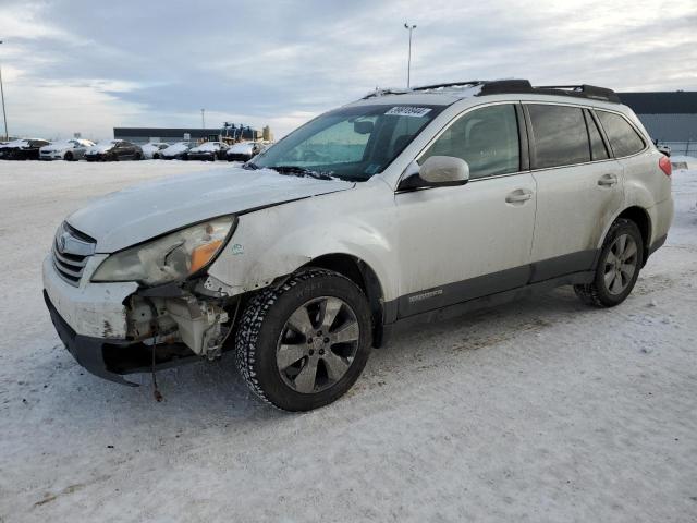 4S4BRGGC6A3317719 - 2010 SUBARU OUTBACK PREMIUM WHITE photo 1