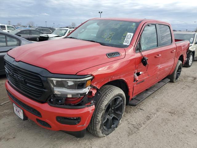 1C6SRFFT5MN675314 - 2021 RAM 1500 BIG HORN/LONE STAR RED photo 1