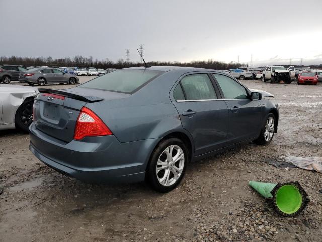 3FAHP0HAXCR112391 - 2012 FORD FUSION SE BLUE photo 3