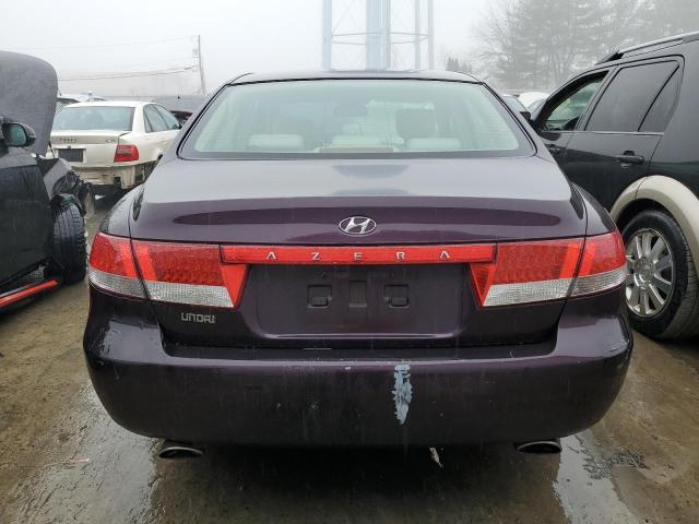 KMHFC46F26A136570 - 2006 HYUNDAI AZERA SE PURPLE photo 6