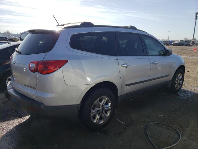 1GNKRFED8CJ161828 - 2012 CHEVROLET TRAVERSE LS SILVER photo 3