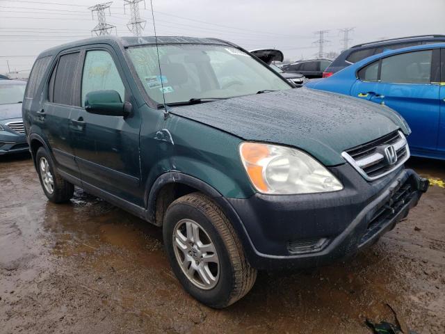 JHLRD78854C014045 - 2004 HONDA CR-V EX GREEN photo 4