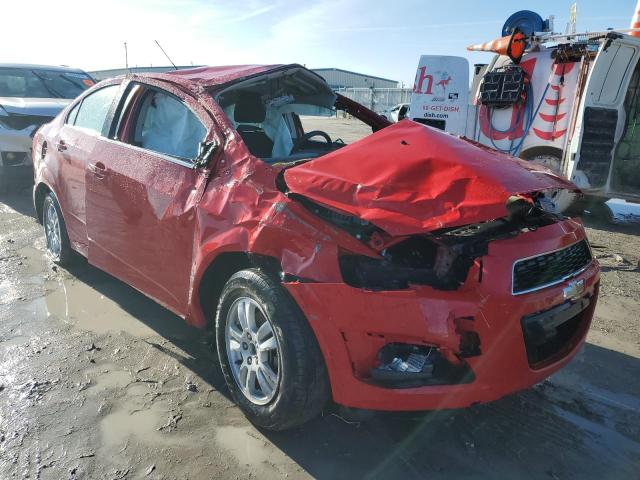 1G1JC5SH4F4136198 - 2015 CHEVROLET SONIC LT RED photo 4