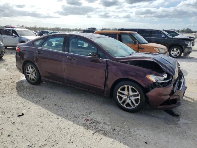 3FA6P0H72DR318737 - 2013 FORD FUSION SE BURGUNDY photo 4