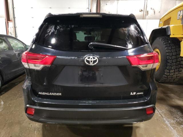 5TDBZRFH7JS807033 - 2018 TOYOTA HIGHLANDER LE BLACK photo 6