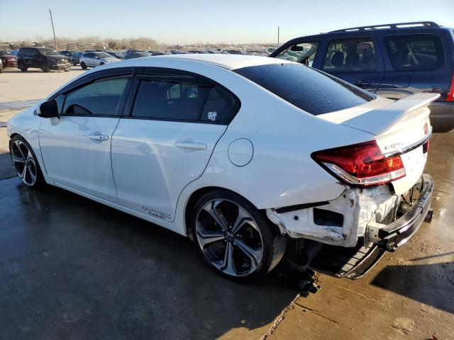 2HGFB6E57FH700518 - 2015 HONDA CIVIC SI WHITE photo 2