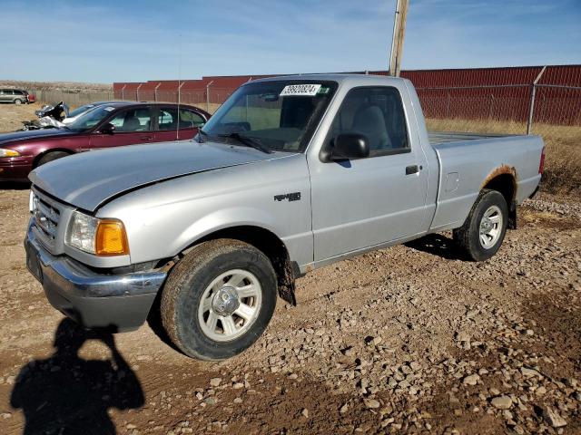 1FTYR10DX2PA91208 - 2002 FORD RANGER SILVER photo 1