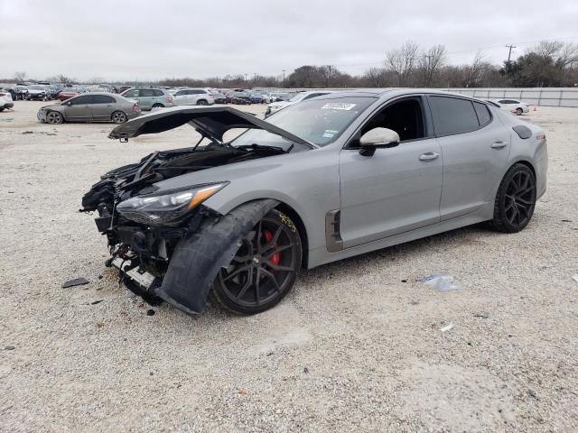 KNAE55LC7K6062776 - 2019 KIA STINGER GT2 GRAY photo 1