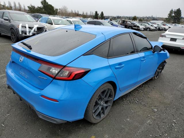 19XFL2H84NE007796 - 2022 HONDA CIVIC SPORT 蓝色 照片 3