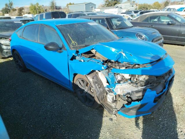 19XFL2H84NE007796 - 2022 HONDA CIVIC SPORT 蓝色 照片 4