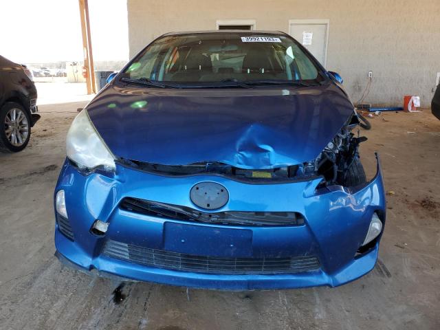 JTDKDTB38C1023210 - 2012 TOYOTA PRIUS C BLUE photo 5