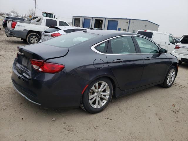 1C3CCCAB9FN607214 - 2015 CHRYSLER 200 LIMITED GRAY photo 3