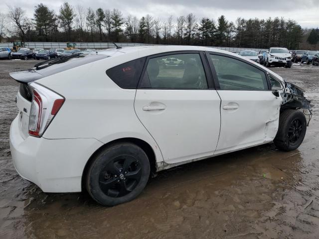 JTDKN3DUXC5402415 - 2012 TOYOTA PRIUS WHITE photo 3