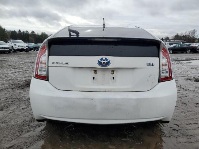 JTDKN3DUXC5402415 - 2012 TOYOTA PRIUS WHITE photo 6