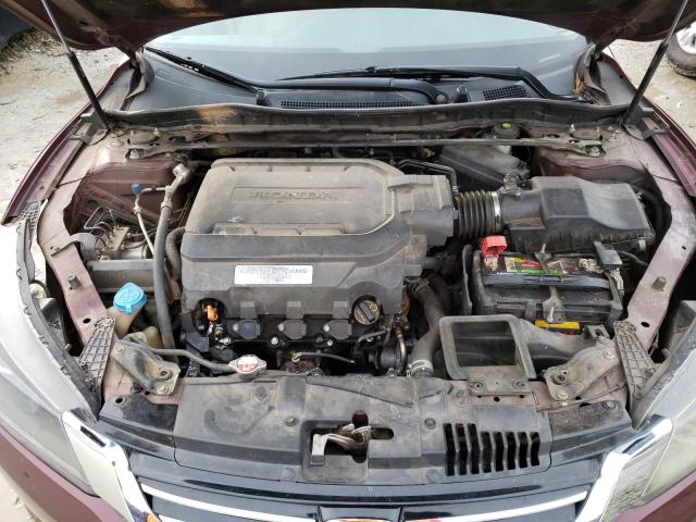 1HGCR3F85DA031814 - 2013 HONDA ACCORD EXL BURGUNDY photo 11