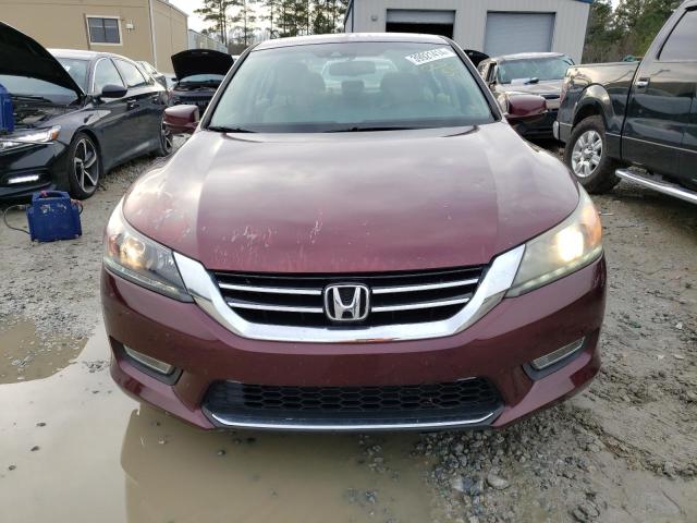 1HGCR3F85DA031814 - 2013 HONDA ACCORD EXL BURGUNDY photo 5