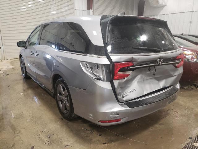 5FNRL6H59NB029880 - 2022 HONDA ODYSSEY EX SILVER photo 2