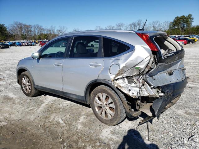 2HKRM3H79DH508264 - 2013 HONDA CR-V EXL SILVER photo 2