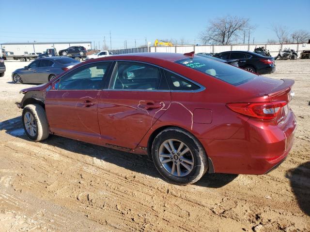 5NPE24AF9FH054533 - 2015 HYUNDAI SONATA SE RED photo 2