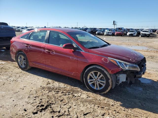 5NPE24AF9FH054533 - 2015 HYUNDAI SONATA SE RED photo 4