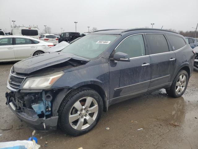 1GNKRJKD0FJ110349 - 2015 CHEVROLET TRAVERSE LTZ BLUE photo 1