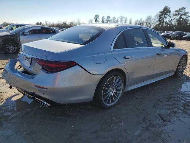 W1K6G7GB7MA048915 - 2021 MERCEDES-BENZ S 580 4MATIC SILVER photo 3