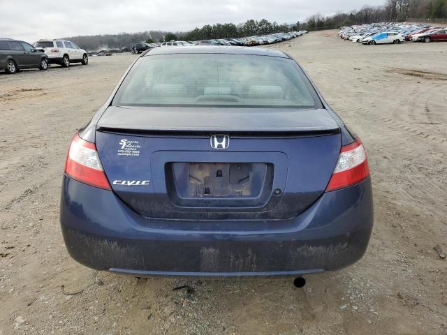 2HGFG12608H562910 - 2008 HONDA CIVIC LX BLUE photo 6