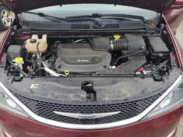 2C4RC1BG7HR794169 - 2017 CHRYSLER PACIFICA TOURING L MAROON photo 12