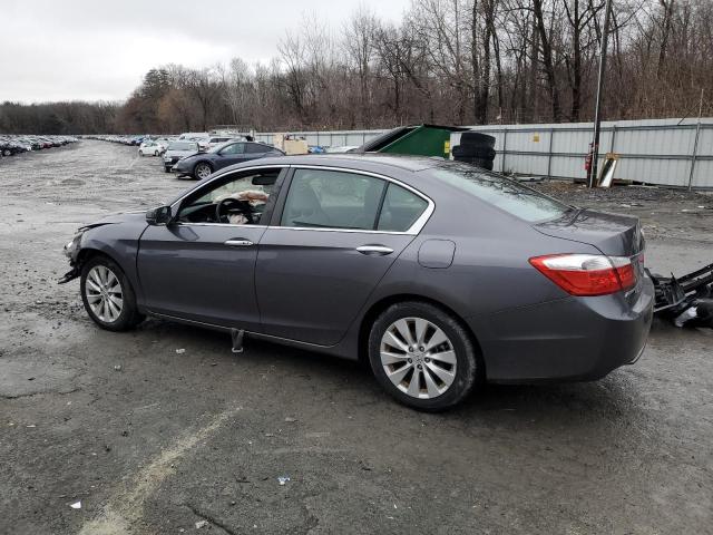 1HGCR2F82DA005276 - 2013 HONDA ACCORD EXL GRAY photo 2