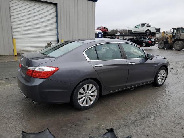 1HGCR2F82DA005276 - 2013 HONDA ACCORD EXL GRAY photo 3