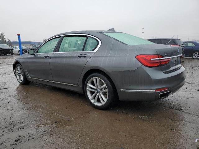 WBA7F2C5XGG415468 - 2016 BMW 750 XI GRAY photo 2