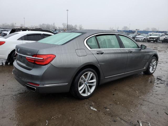 WBA7F2C5XGG415468 - 2016 BMW 750 XI GRAY photo 3