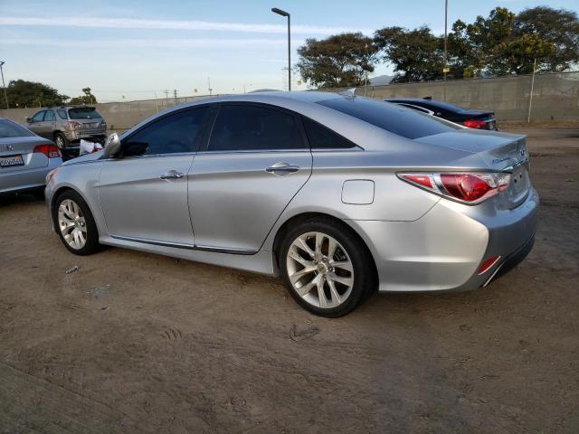 KMHEC4A43DA064762 - 2013 HYUNDAI SONATA HYBRID SILVER photo 2